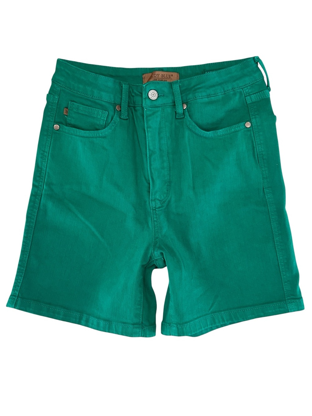 Judy Blue Green High-Rise Jean Shorts